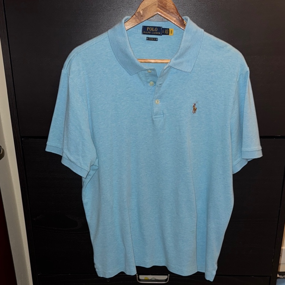 Polo by Ralph Lauren Blue Classic Polo Shirt